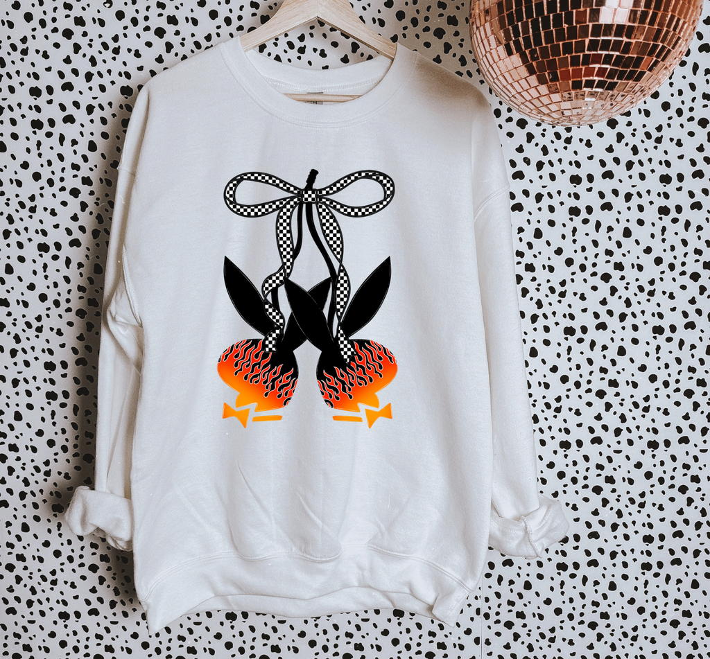 Bunny Cherries Tee or Crewneck