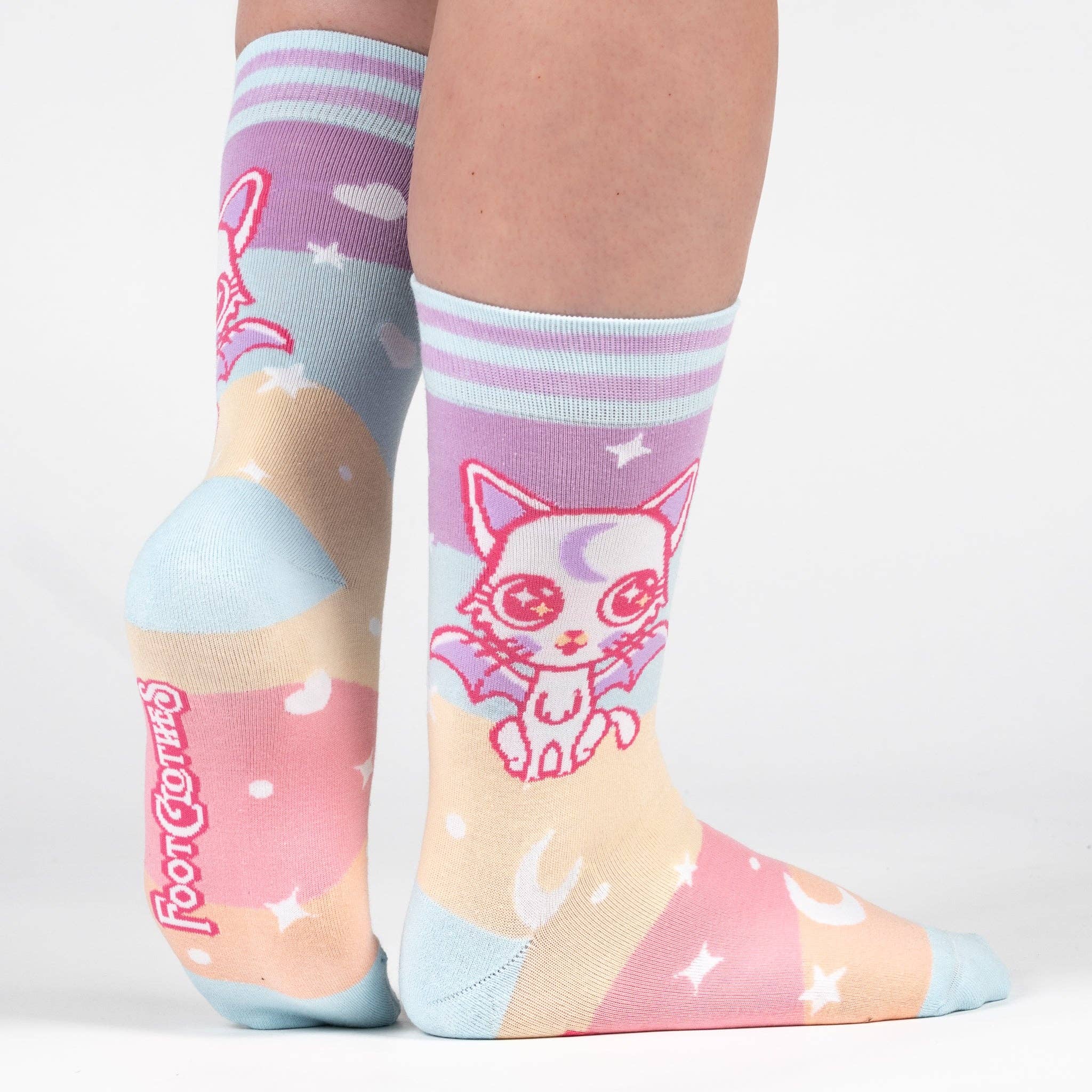 Mystic Kitty Crew Socks