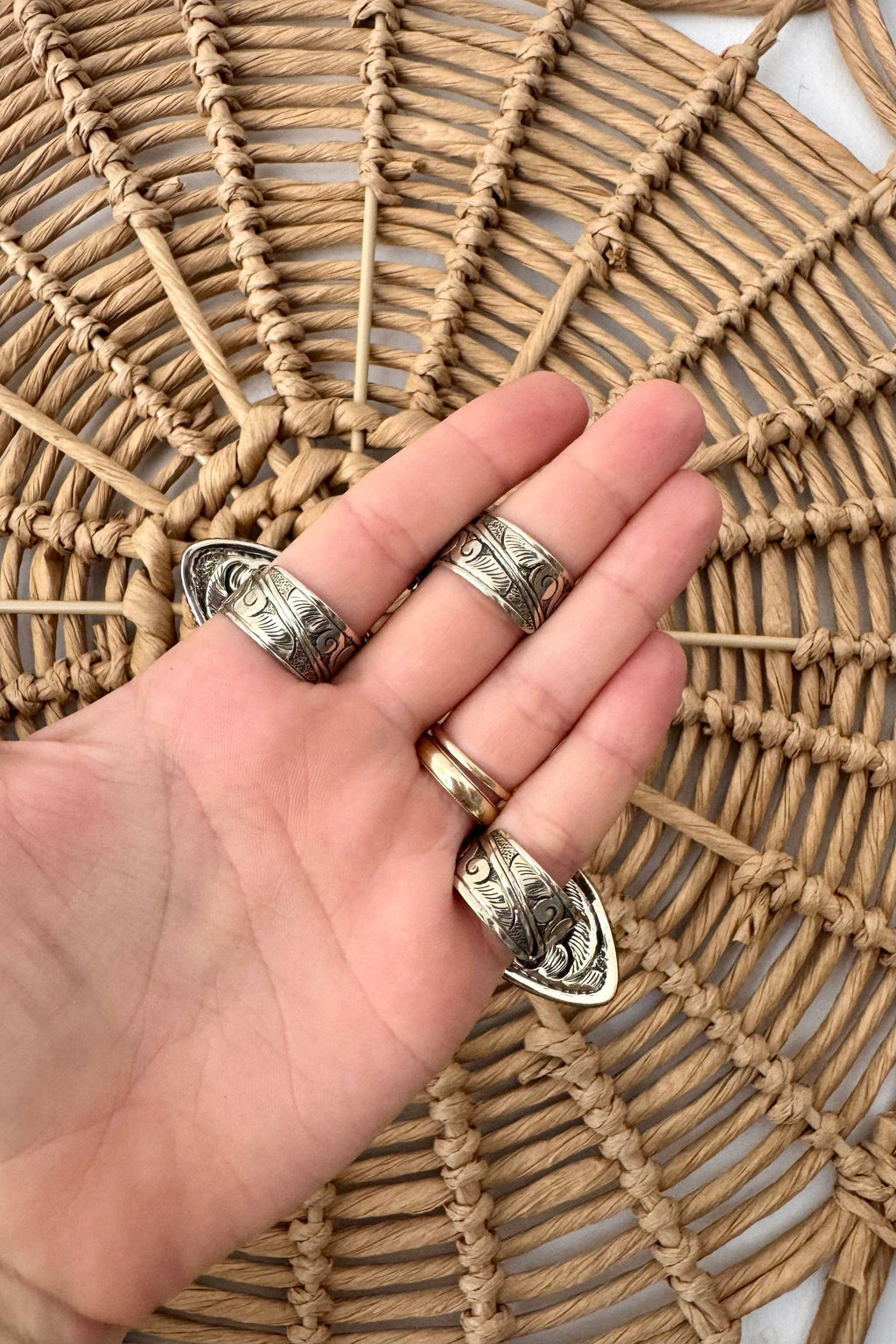 Eye See You Carved Ring