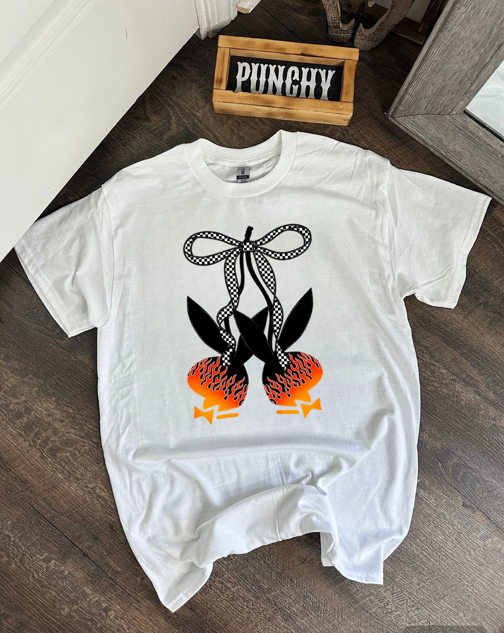 Bunny Cherries Tee or Crewneck