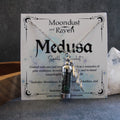 Medusa Spell Jar Amulet Necklace, Witchy Crystal Jewelry