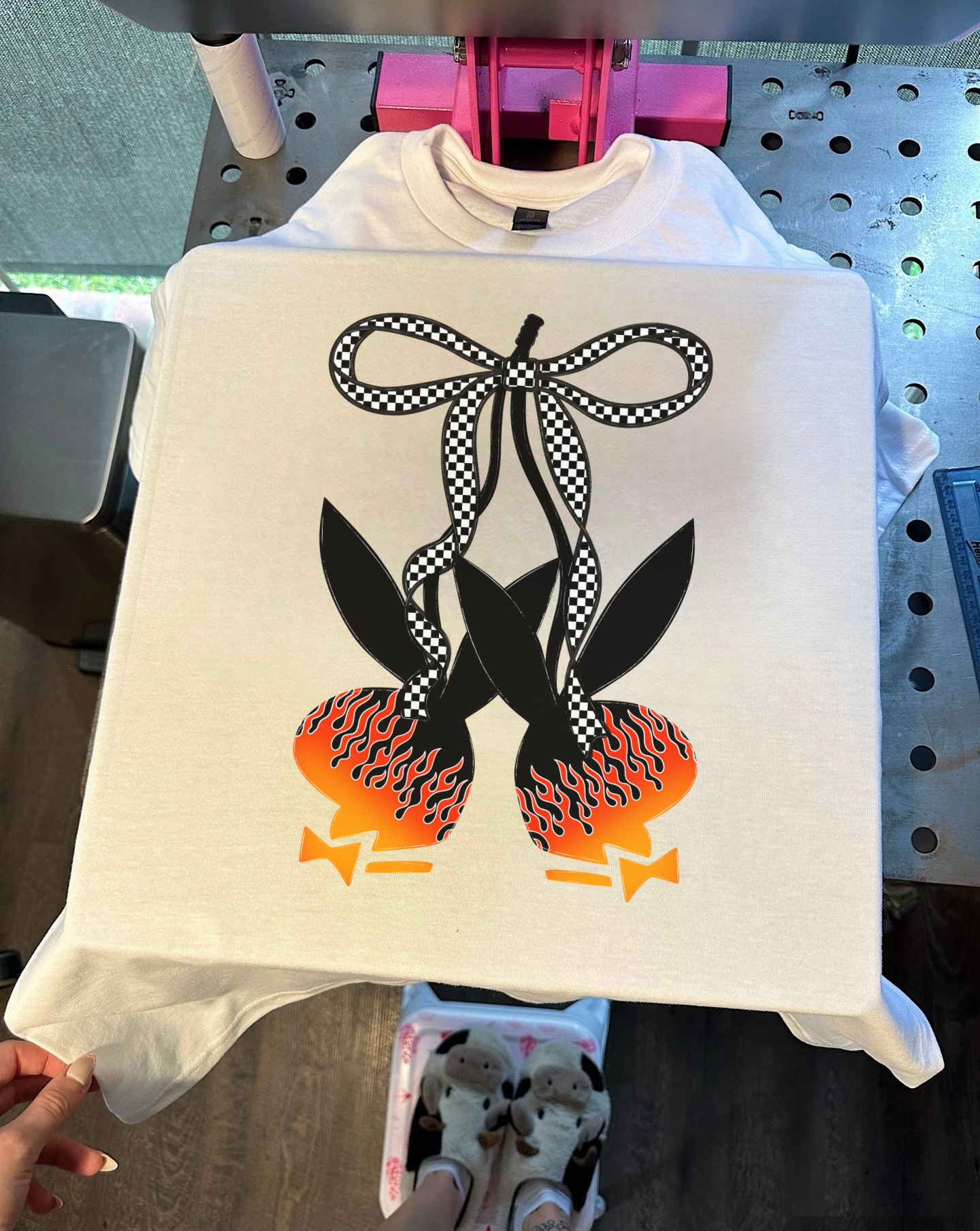 Bunny Cherries Tee or Crewneck