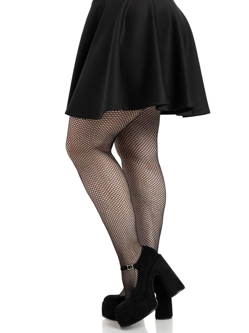 Risa Plus Nylon Fishnet Tights