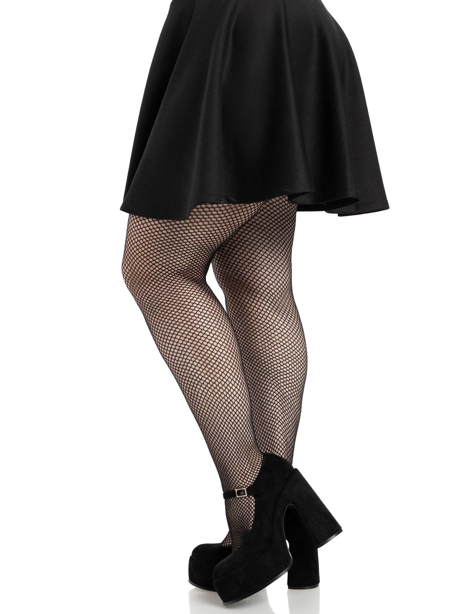 Risa Plus Nylon Fishnet Tights