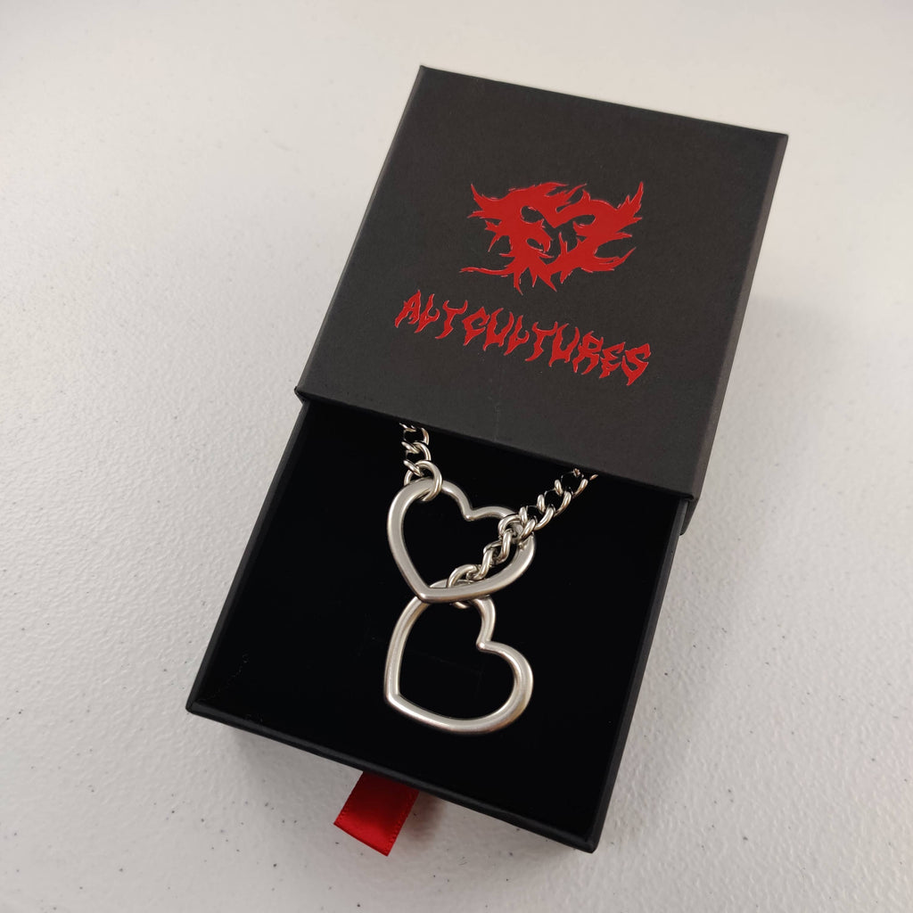Stainless Steel Heart slip chain