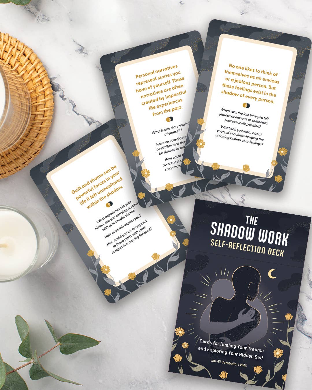 Shadow Work Self-Reflection Deck by Jor-El Caraballo