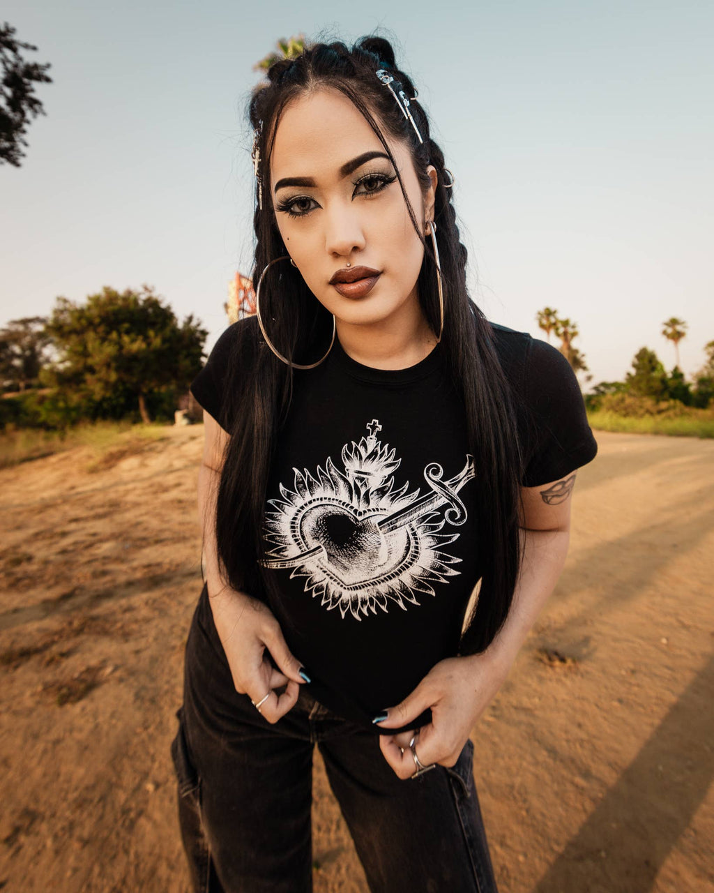 Sacred Heart Baby Tee
