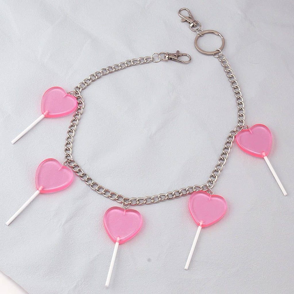 COLORED LOLLIPOP PENDANT PANTS CHAIN_CWMM0683