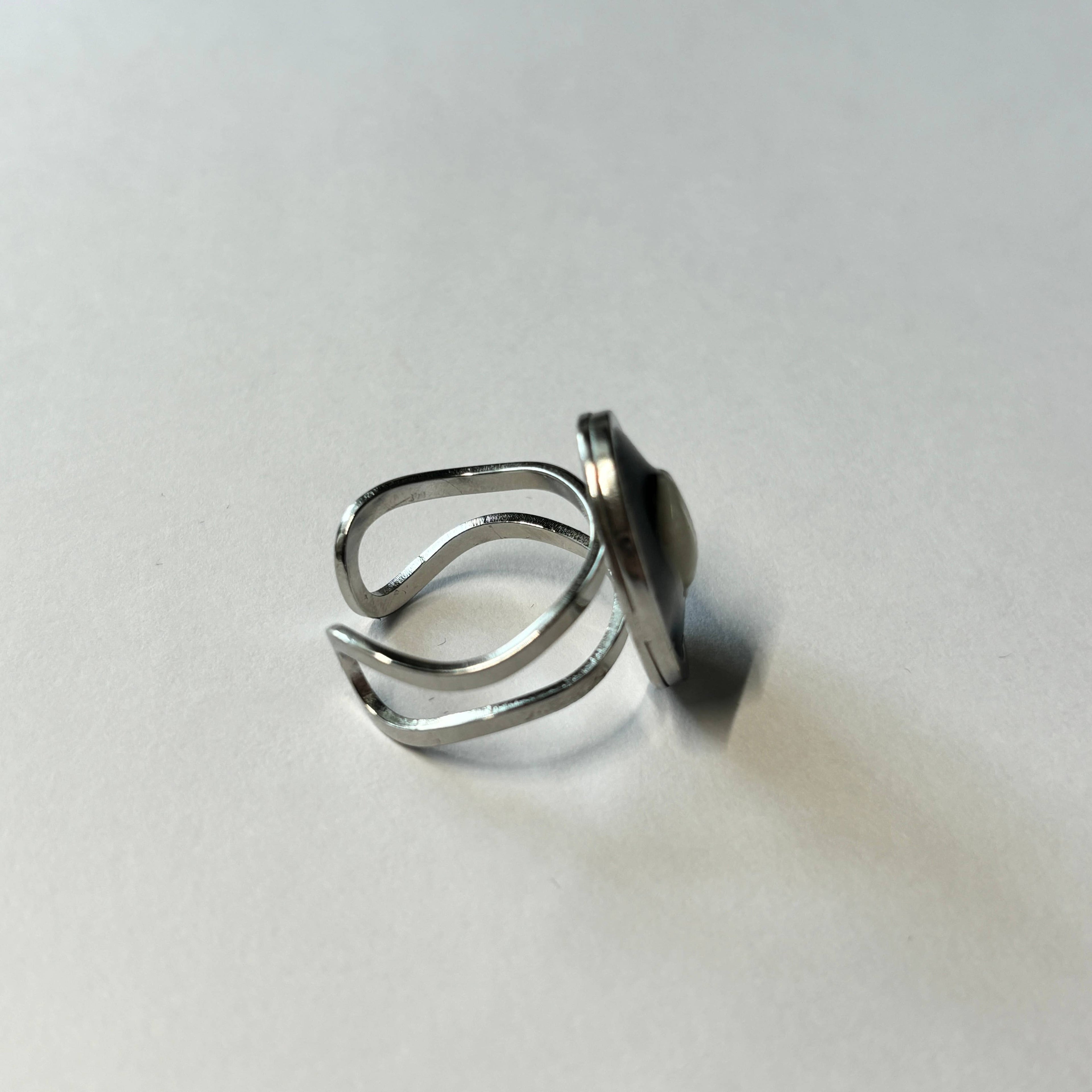 Oddity Ring - Resin Human Tooth Canine