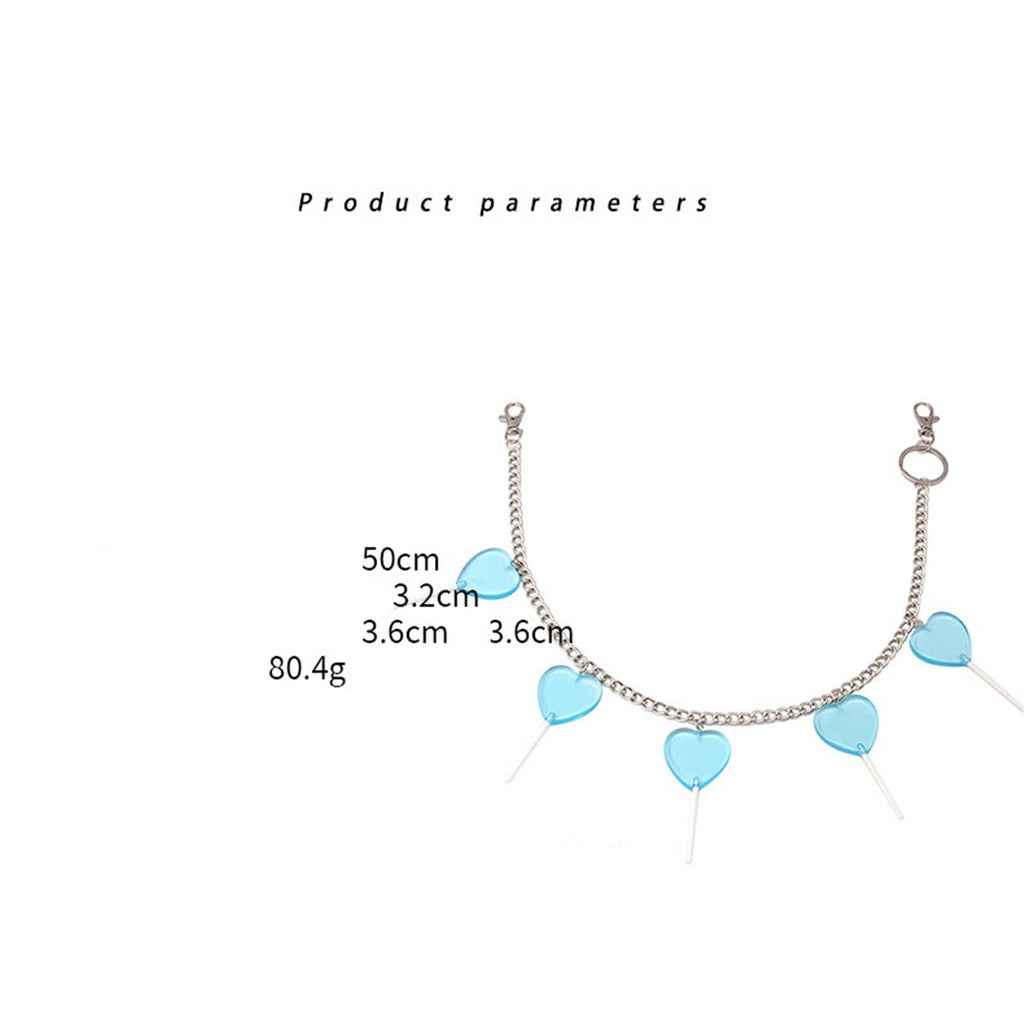 COLORED LOLLIPOP PENDANT PANTS CHAIN_CWMM0683