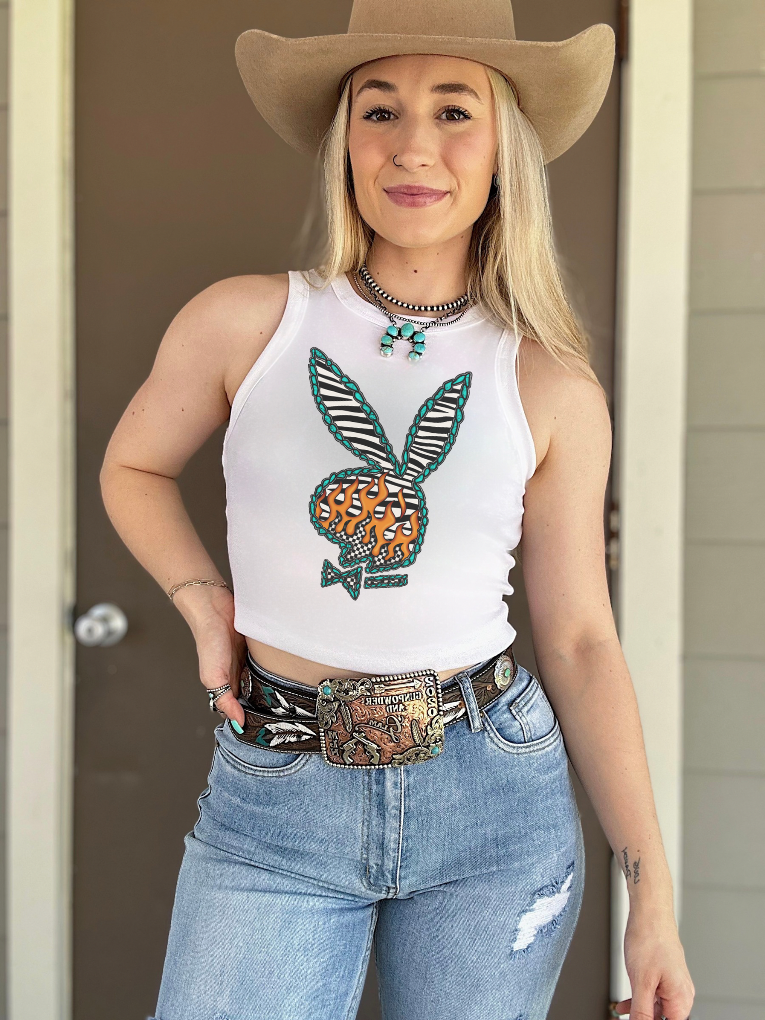 The Bunny Cropped Tank