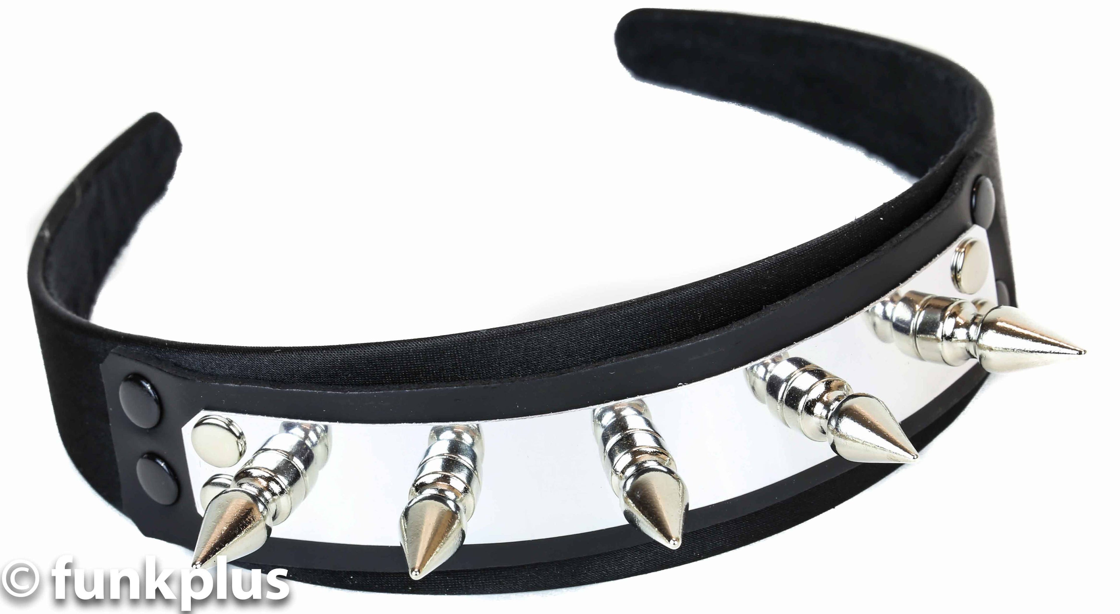 HB106 METAL PLATE SPIKE HEADBAND
