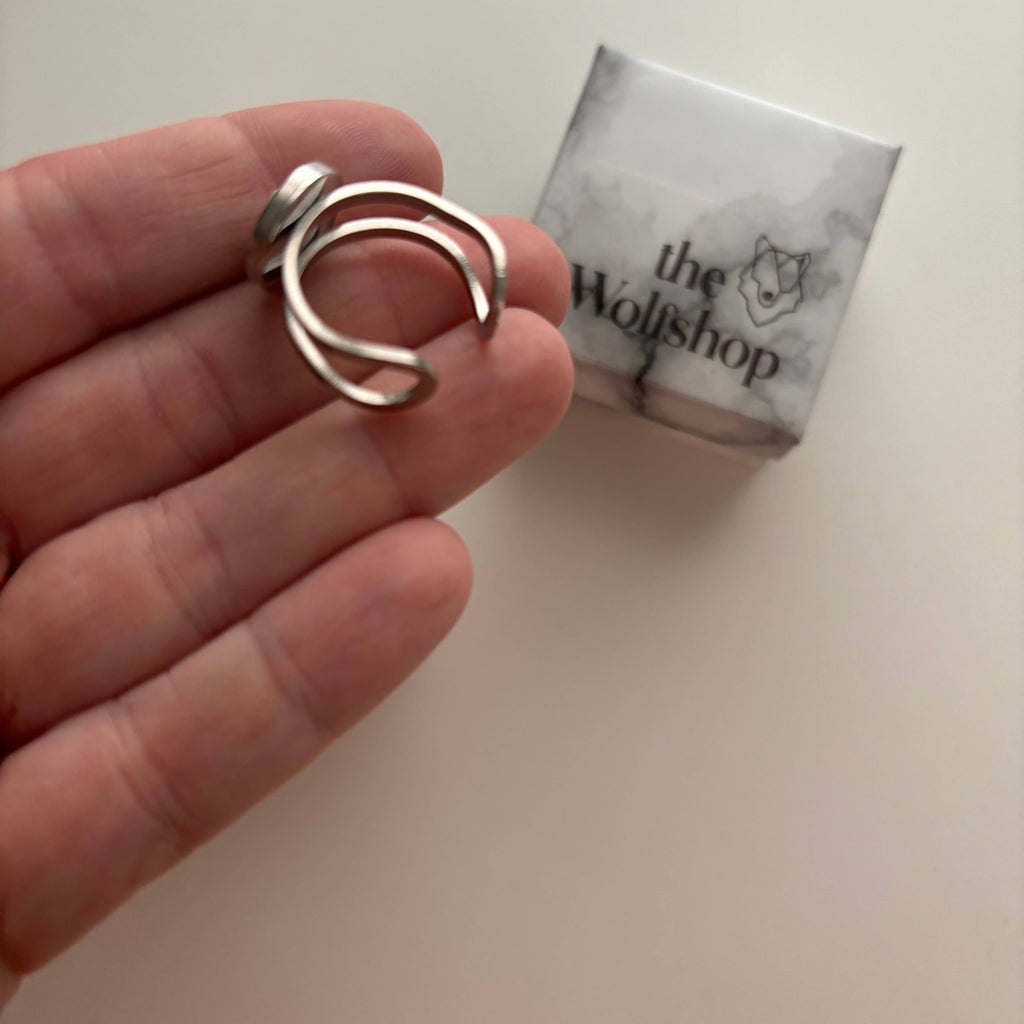 Oddity Ring - Tiny Raccoon Toe Bone