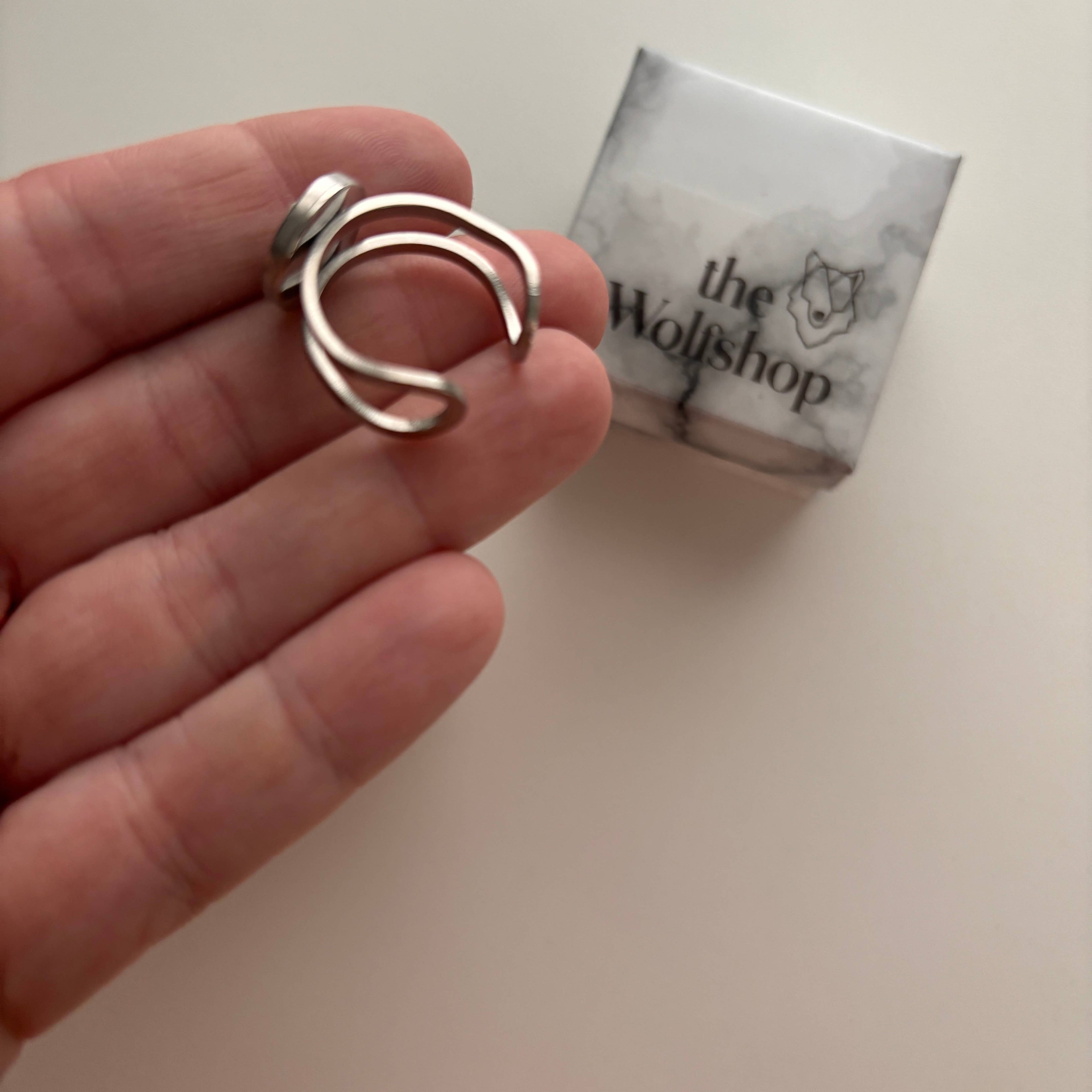Oddity Ring - Tiny Raccoon Toe Bone