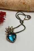 Heart Drop Shortie Necklace
