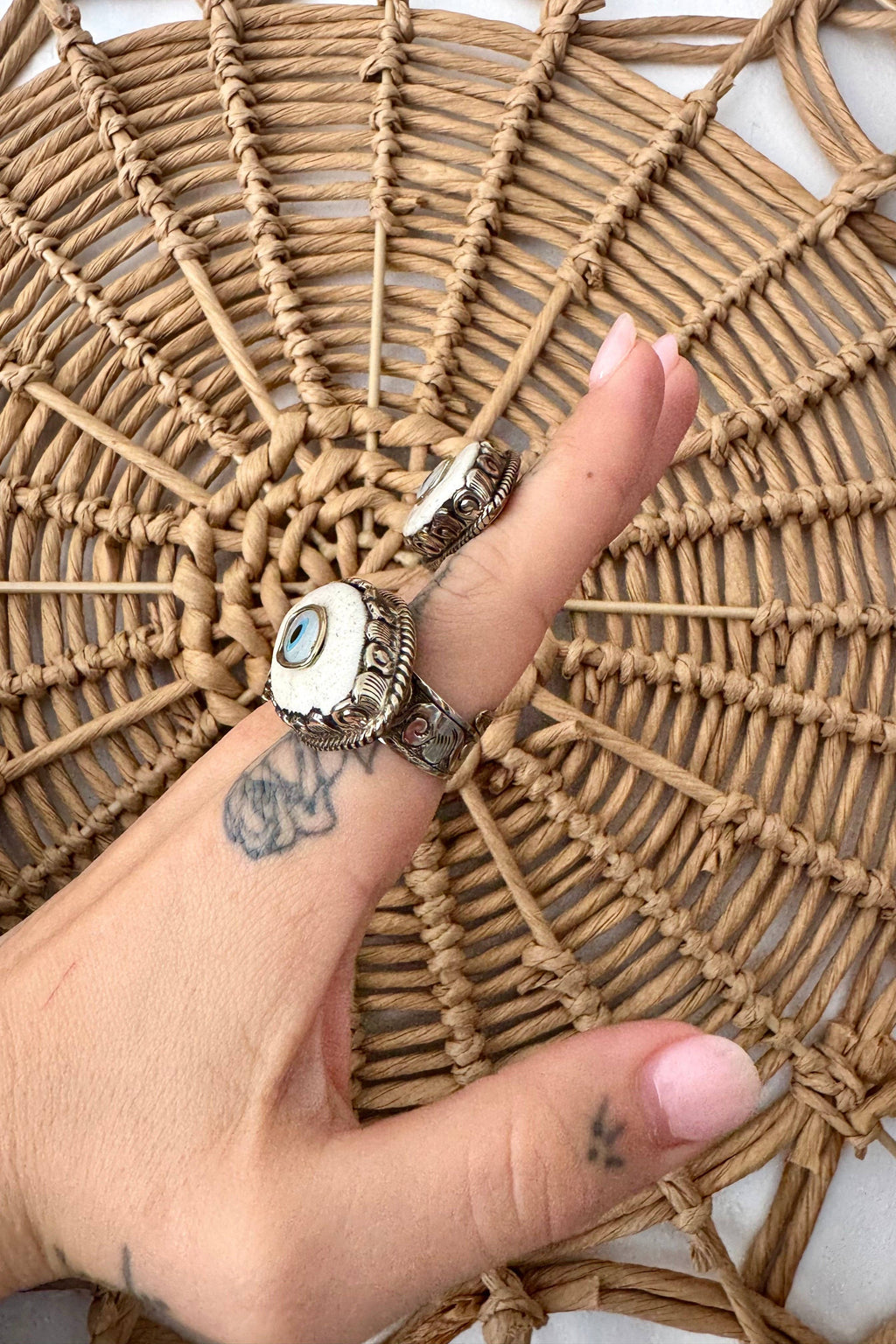 Eye See You Carved Ring