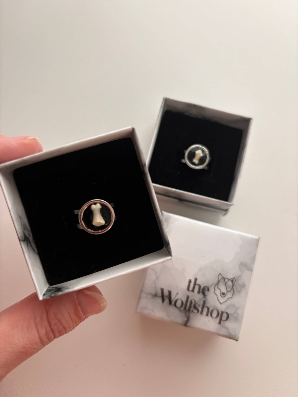 Oddity Ring - Tiny Raccoon Toe Bone