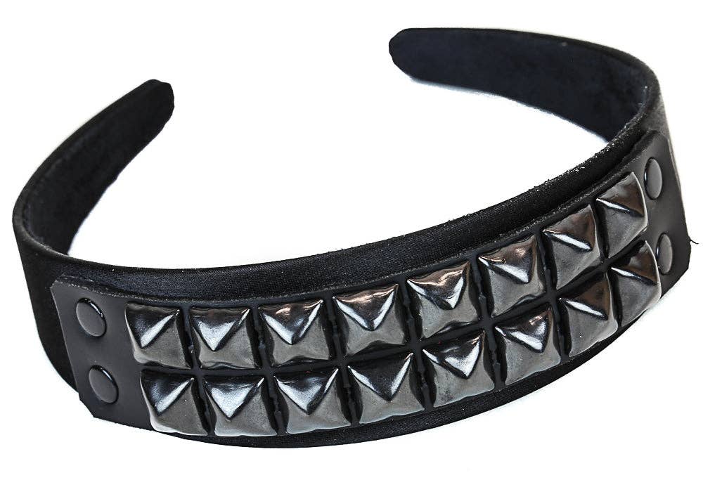 HB142-BLK  STUDDED HEADBAND